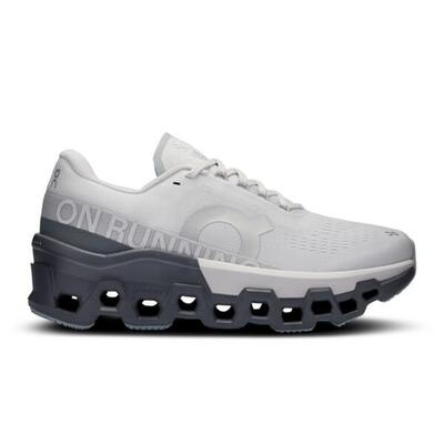 Zapatillas Cloudmonster 2 mujer Frost/Rock running Mujer Gris On Running