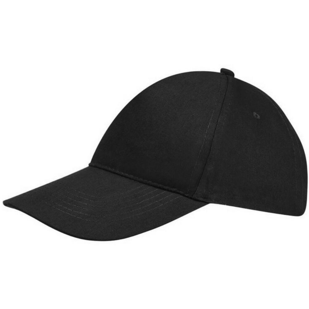 Unisex Sunny 5 Panel Baseball Cap (Black) 3/5