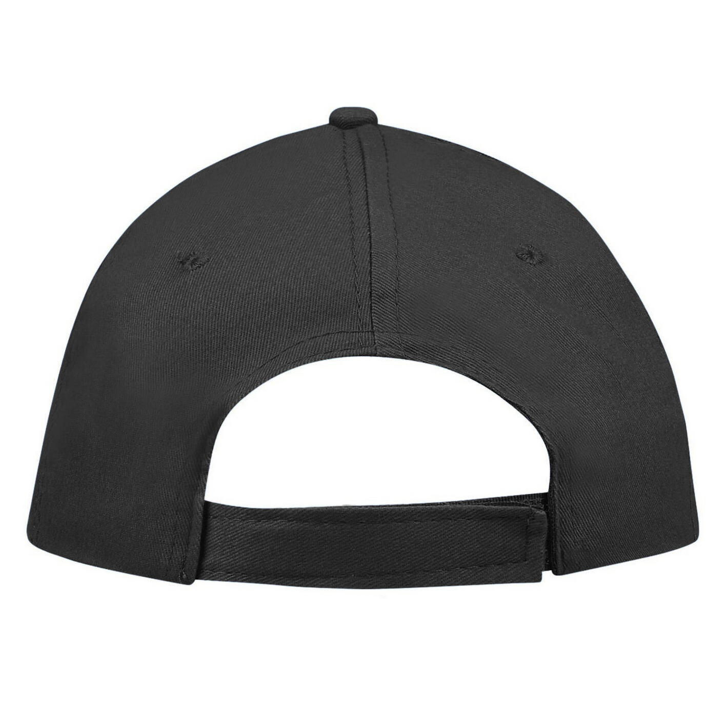 Unisex Sunny 5 Panel Baseball Cap (Black) 2/5