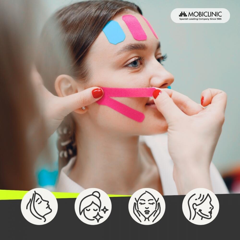 Kit 12 Bandas Kinésio : cinesiológica à prova de água neuromuscular Mobiclinic 6/7