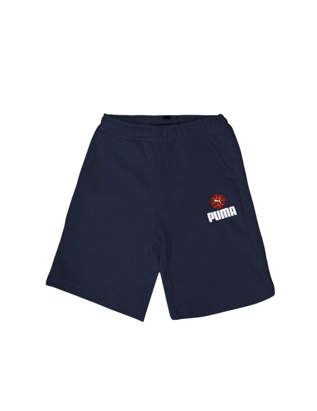 Shorts pour enfant Puma Bppo blank Marino 1/5