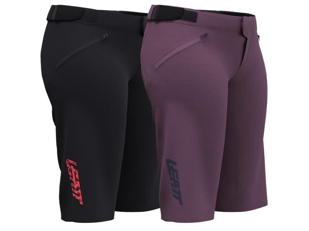 Short de cyclisme VTT 2.0 All-Mountain Femme Noir 3/4