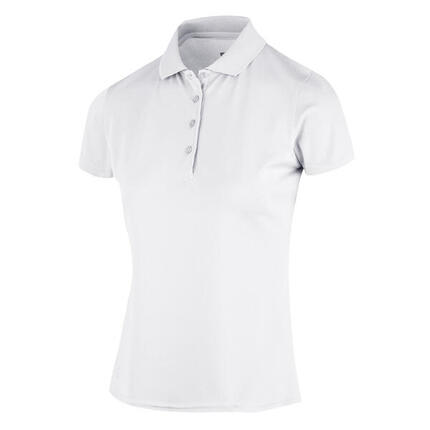 Classic" Poloshirt für Emblem Damen Weiß