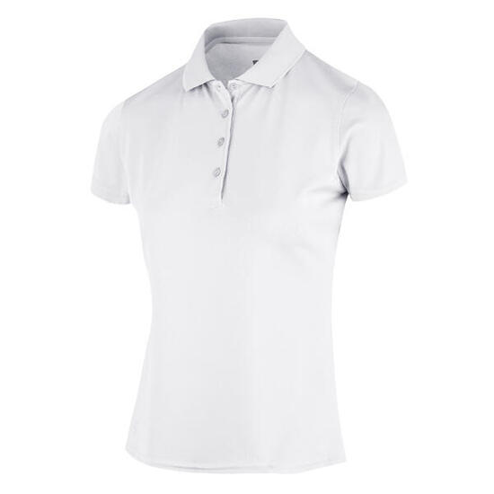 Classic" Poloshirt für Emblem Damen Weiß
