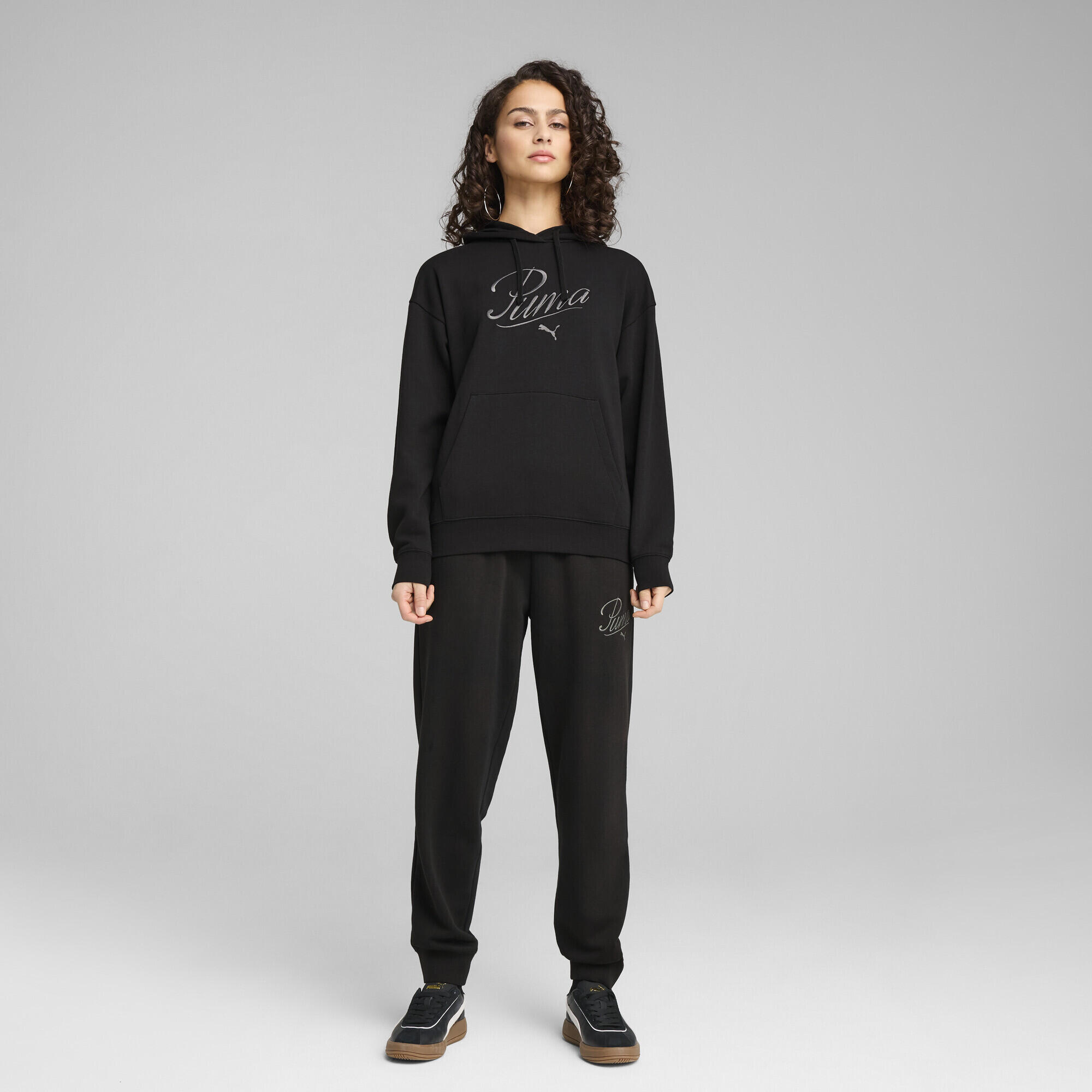 Hoodie confort ESS SCRIPT Femme PUMA Black 6/7
