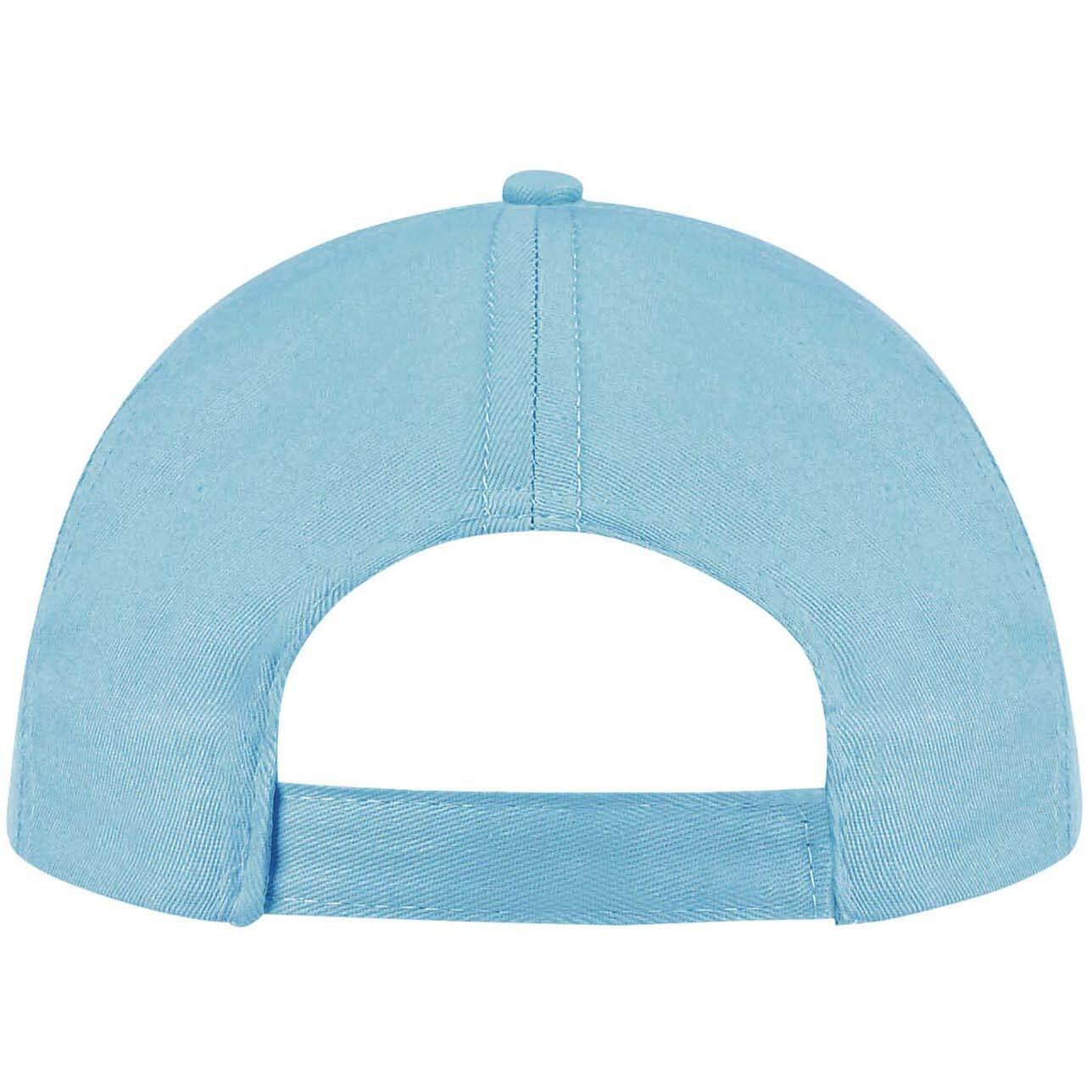 Unisex Buzz 5 Panel Baseball Cap (Atoll Blue) 2/5