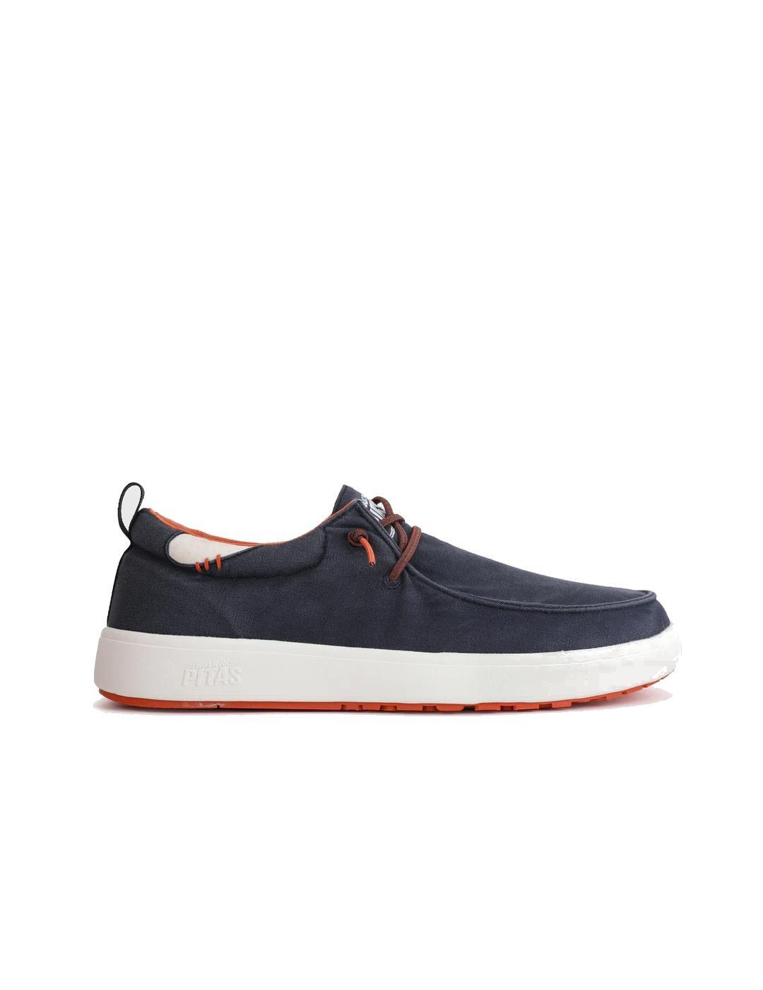 Sapatilhas masculinas walk in pitas biarritz 15 azul marinho.