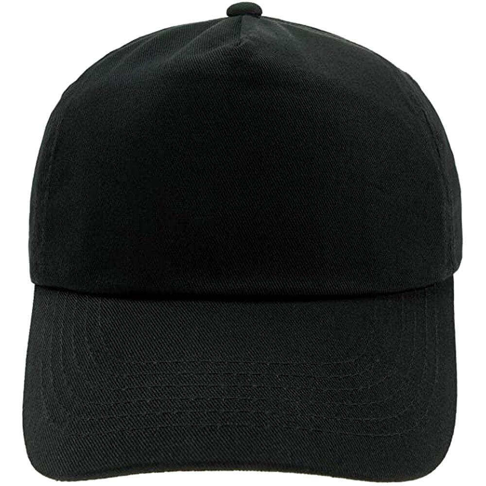 Kids Unisex Sunny Baseball Cap (Black) 3/4