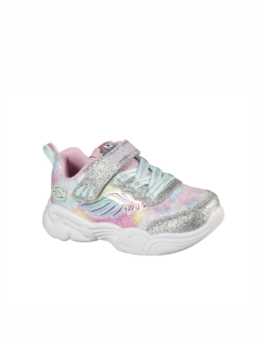 Zapatillas para Niña Skechers Unicorn storm Rosa 3/5