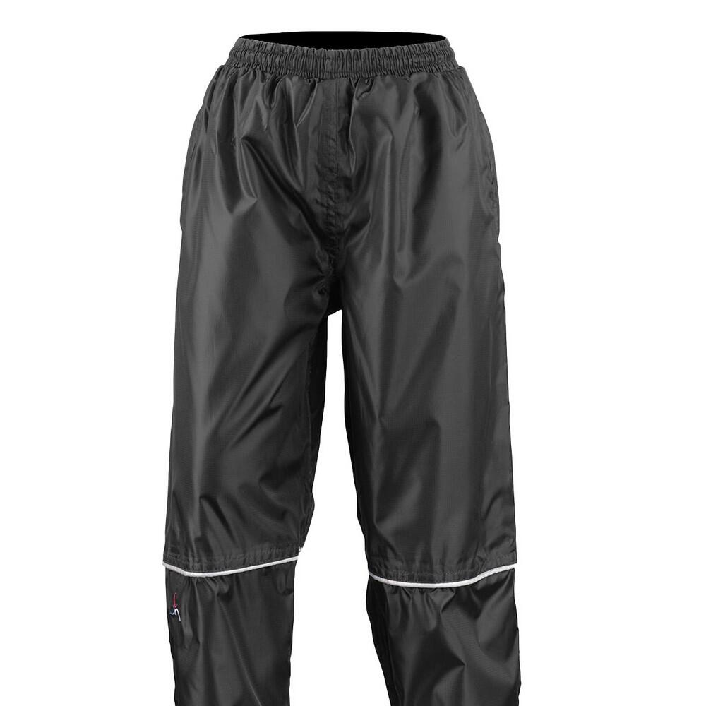 Unisex Adult Pro Coach Waterproof Trousers (Black) 2/3