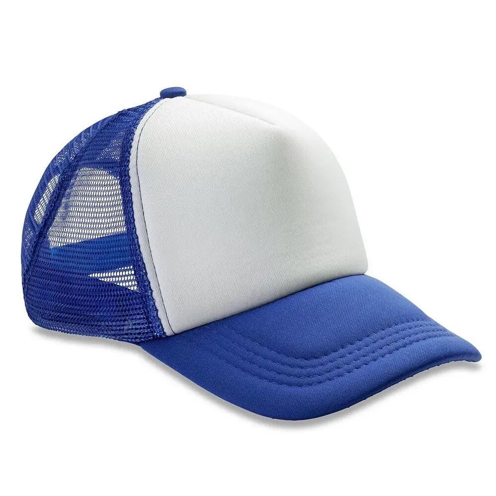 Detroit Trucker Cap (Royal Blue/White) 2/4