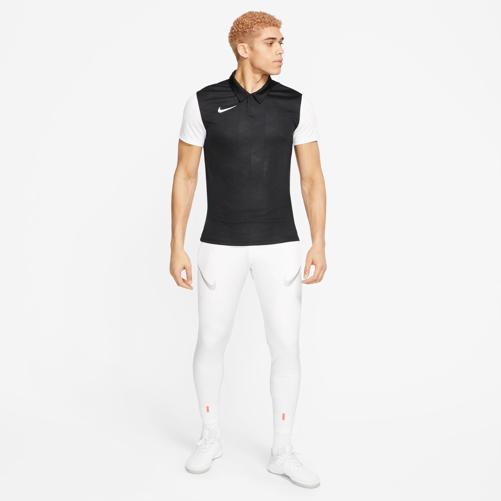 Polo tecnica uomo nike nero 3/4