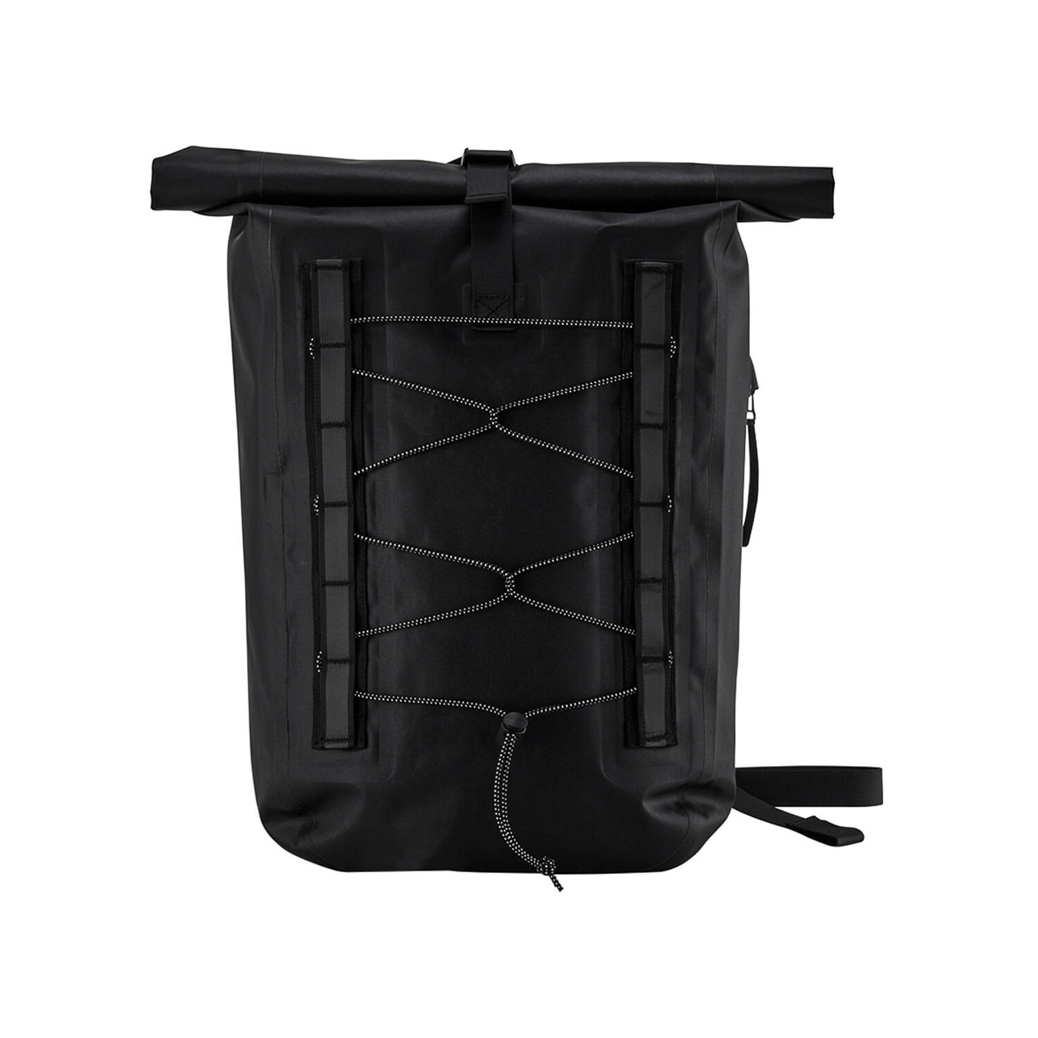 Roll Top Waterproof Bike Bag (Black) 1/2
