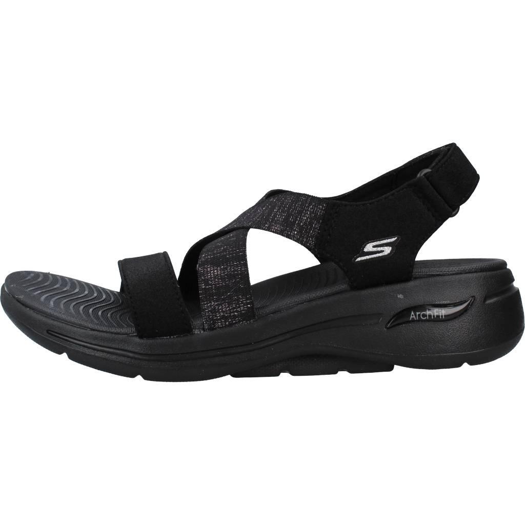 Sandali Skechers Modello Go Walk Arch Fit - Astonish Colore Nero 2/5
