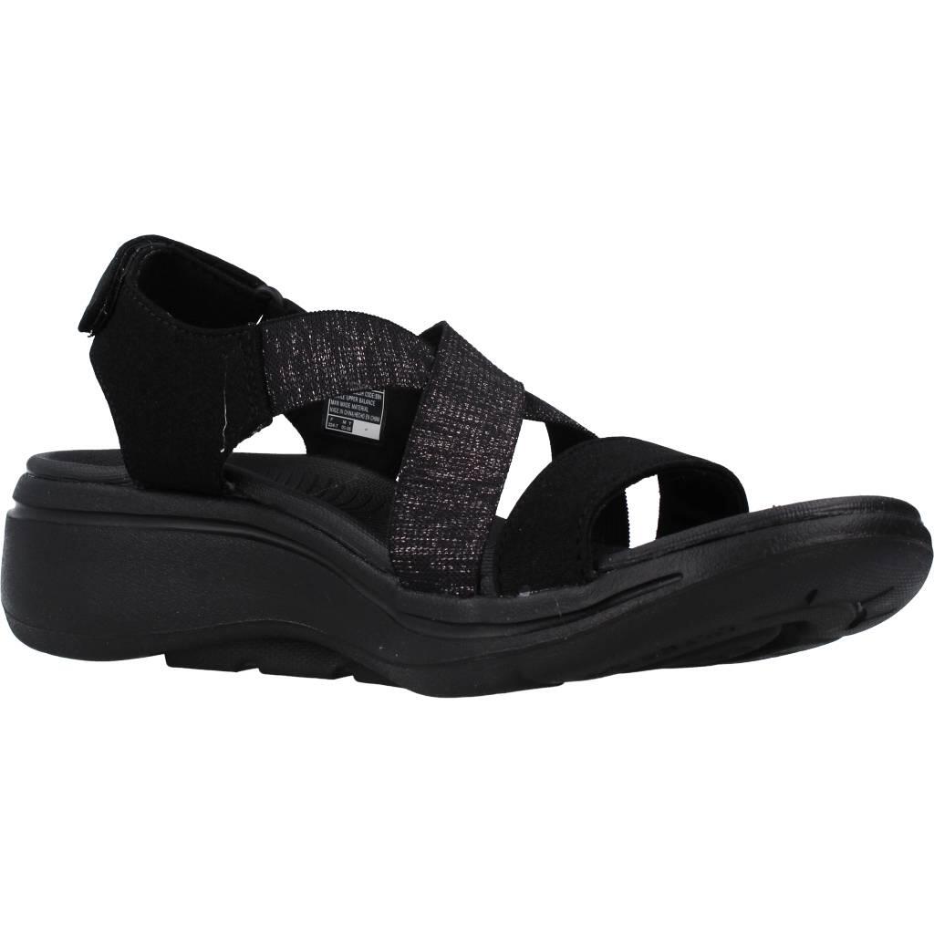 Sandali Skechers Modello Go Walk Arch Fit - Astonish Colore Nero 5/5