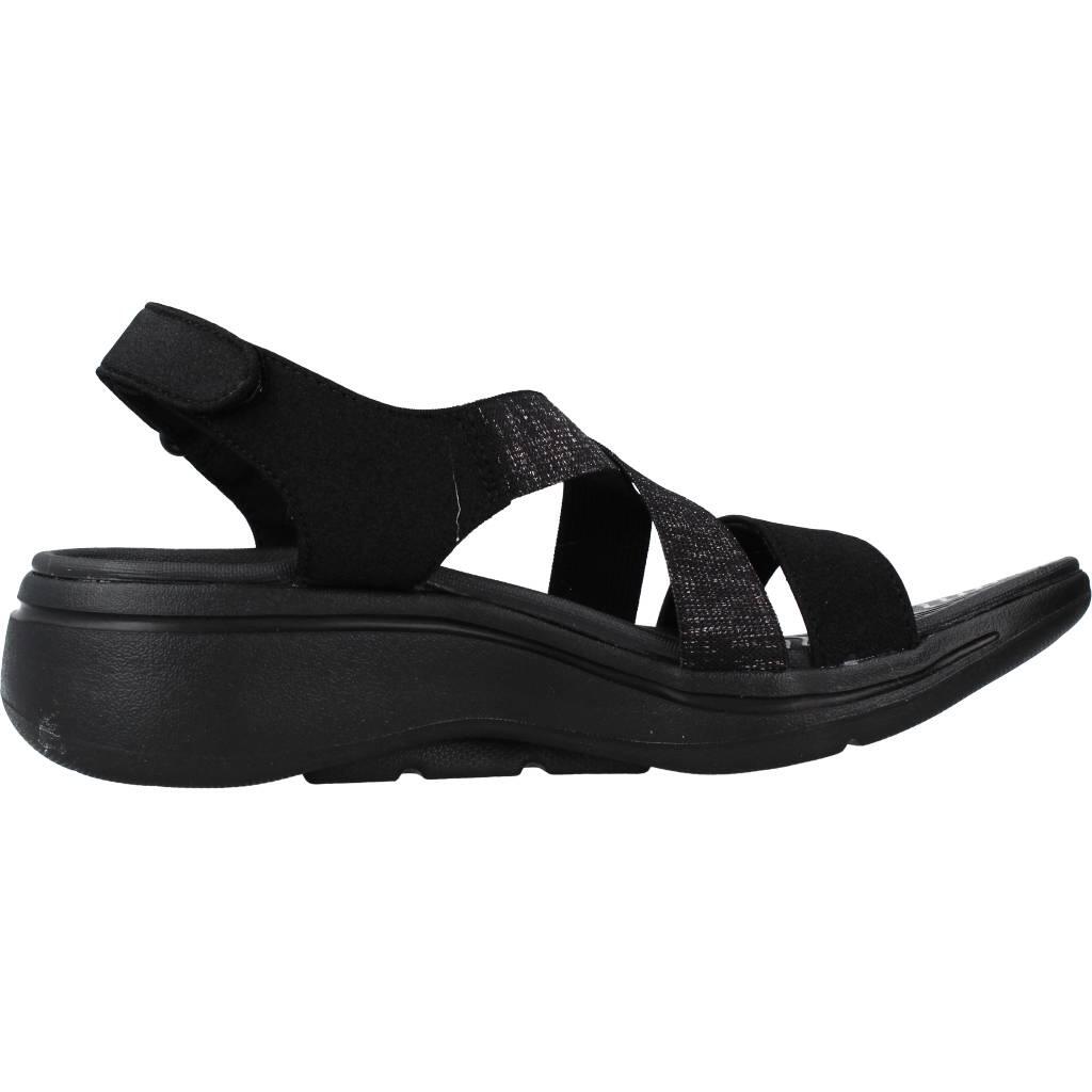 Sandali Skechers Modello Go Walk Arch Fit - Astonish Colore Nero 4/5