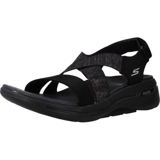 Sandalias Mujer Skechers Go Walk Arch Fit - Astonish Negro