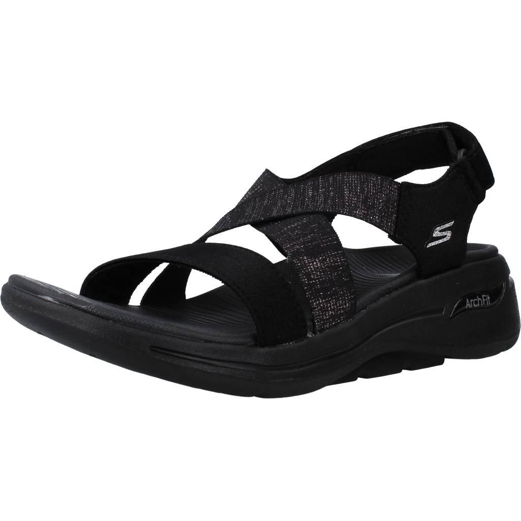 Skechers - Sandales Skechers Modèle Go Walk Arch Fit - Astonish Couleur Noir - Sandales - Noir - 41 - Decathlon