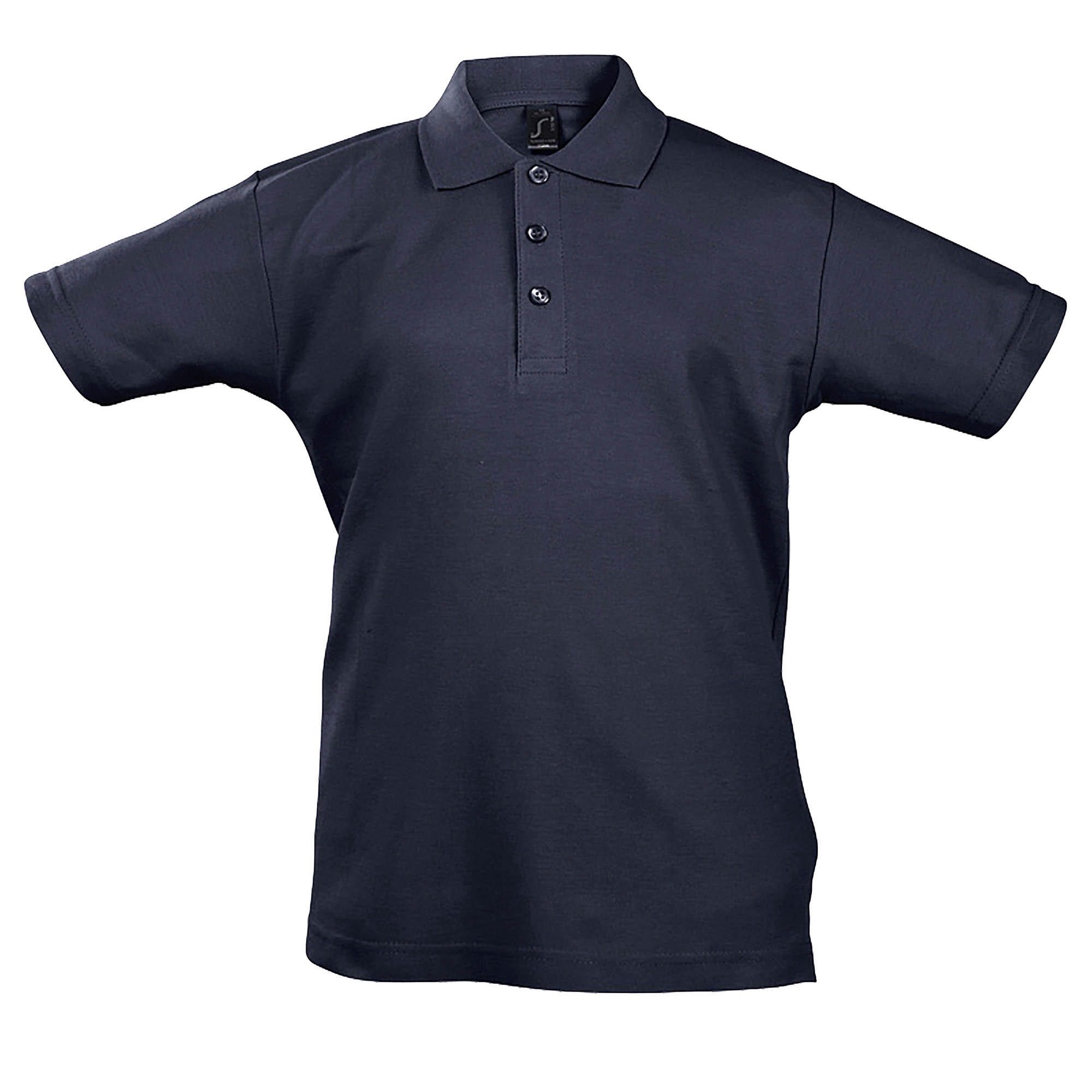 SOL'S Kids Unisex Summer II Pique Polo Shirt (Navy)