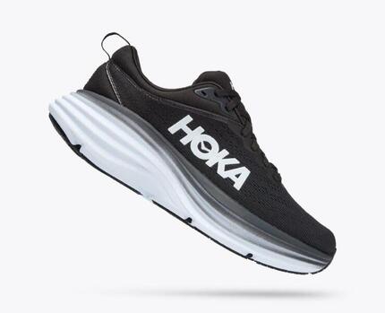 Hoka One One Bondi 8 Black White