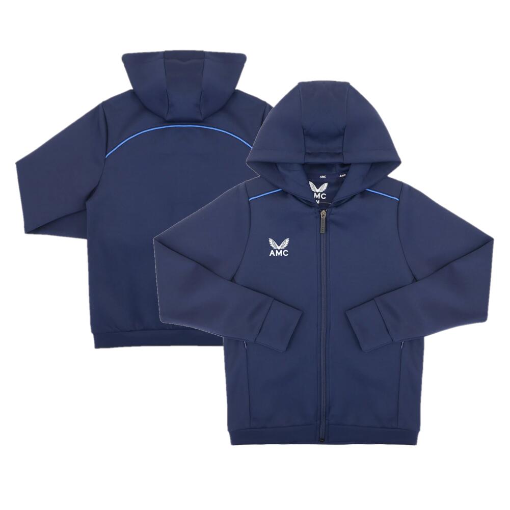 CASTORE Castore Kid's AMC Hoodie Training Tennis Zip Through Top - New