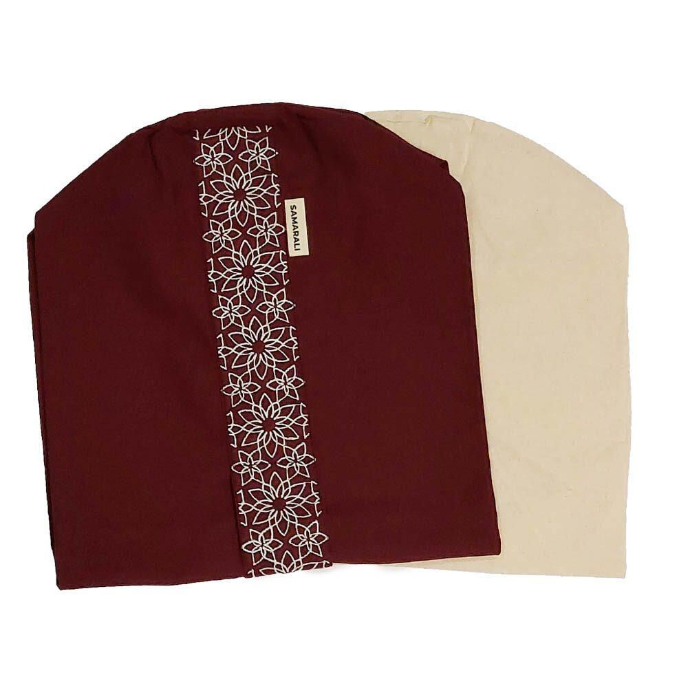 Yoga bolster covers - Maroon