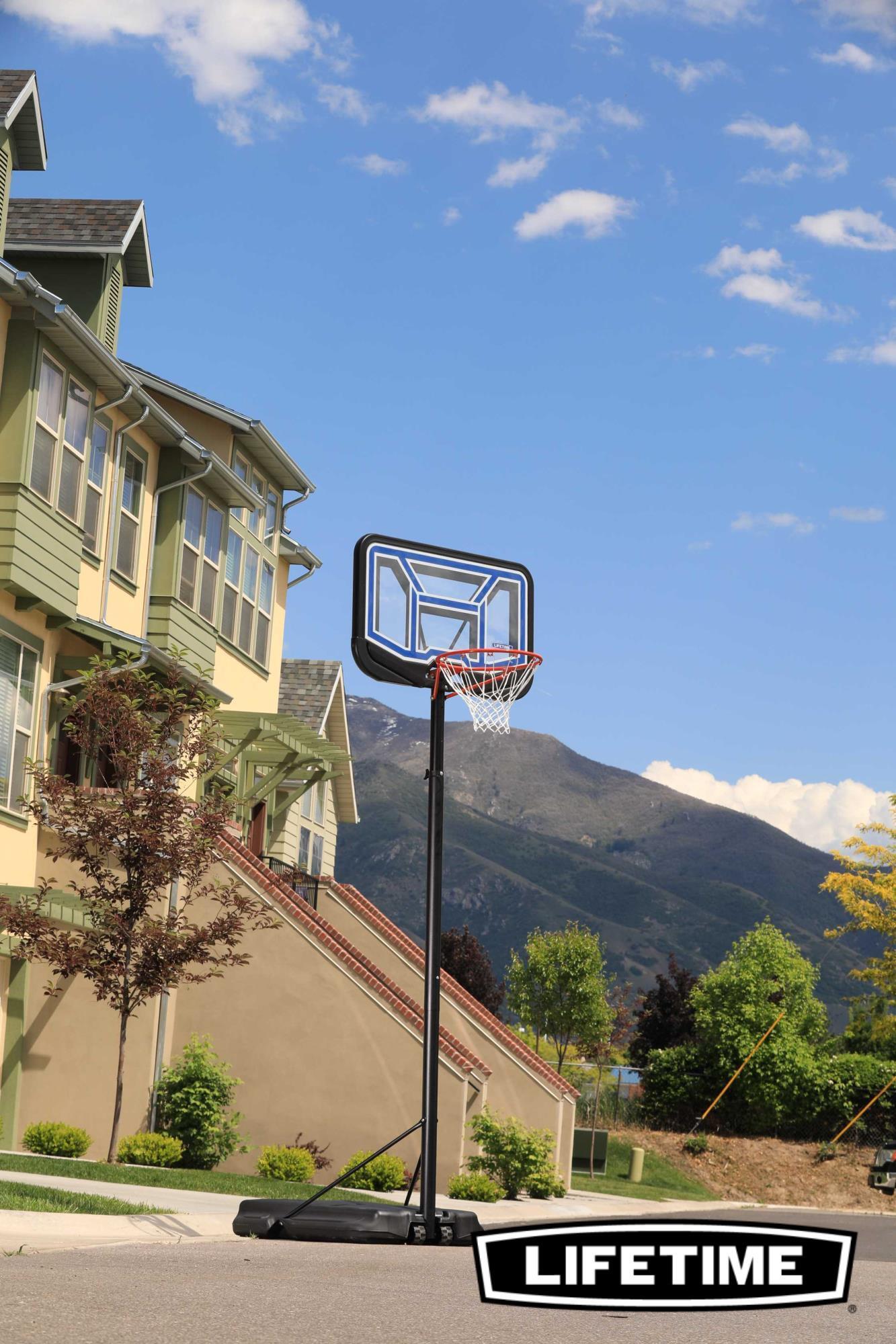 Basketball Basketballkorb höhenverstellbar mit Standfuß 229–305cm LIFETIME 90819 4/7