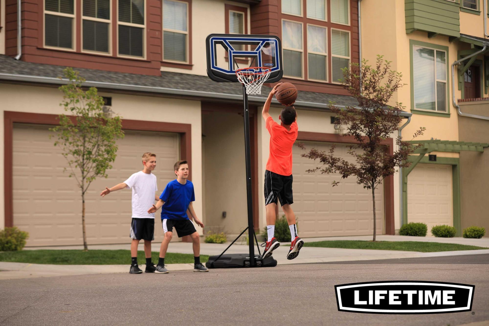 Basketball Basketballkorb höhenverstellbar mit Standfuß 229–305cm LIFETIME 90819 6/7