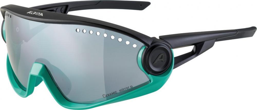 ALPINA Lunettes de soleil 5W1NG, turquoise/noir 3/3