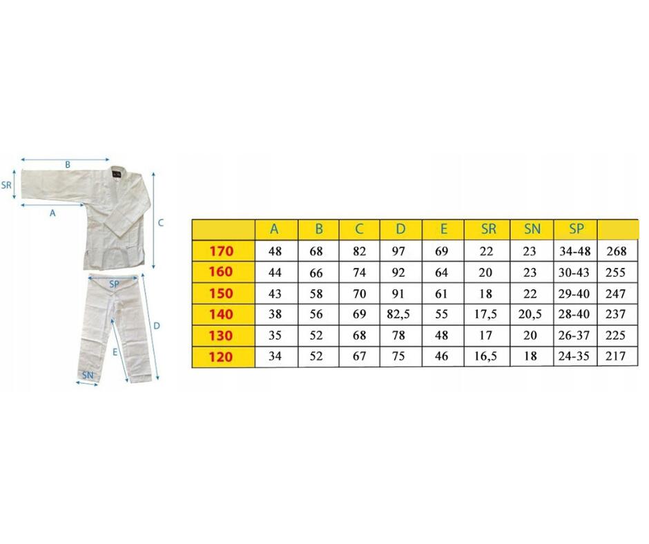 Kimono do judo dla dzieci Enero 4/4