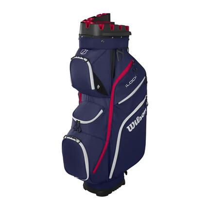 Sac de golf I-Lock - Sac chariot - Bleu Blanc Rouge