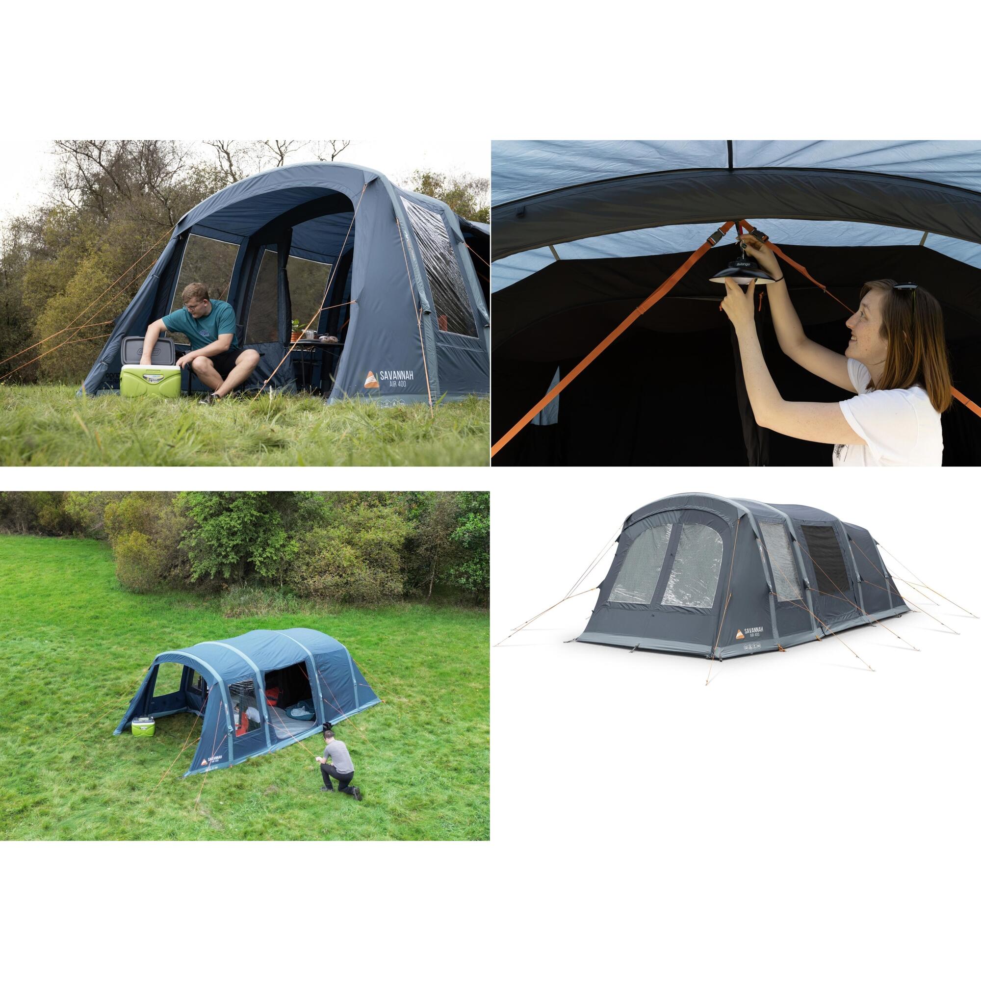 Namiot kempingowy 4 osobowy Vango Savannah Air 400 Package 6/7