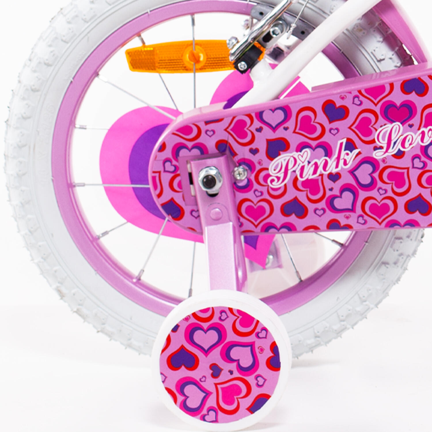 Vélo fille SCH Pink Love 14'' avec accessoires 5/5
