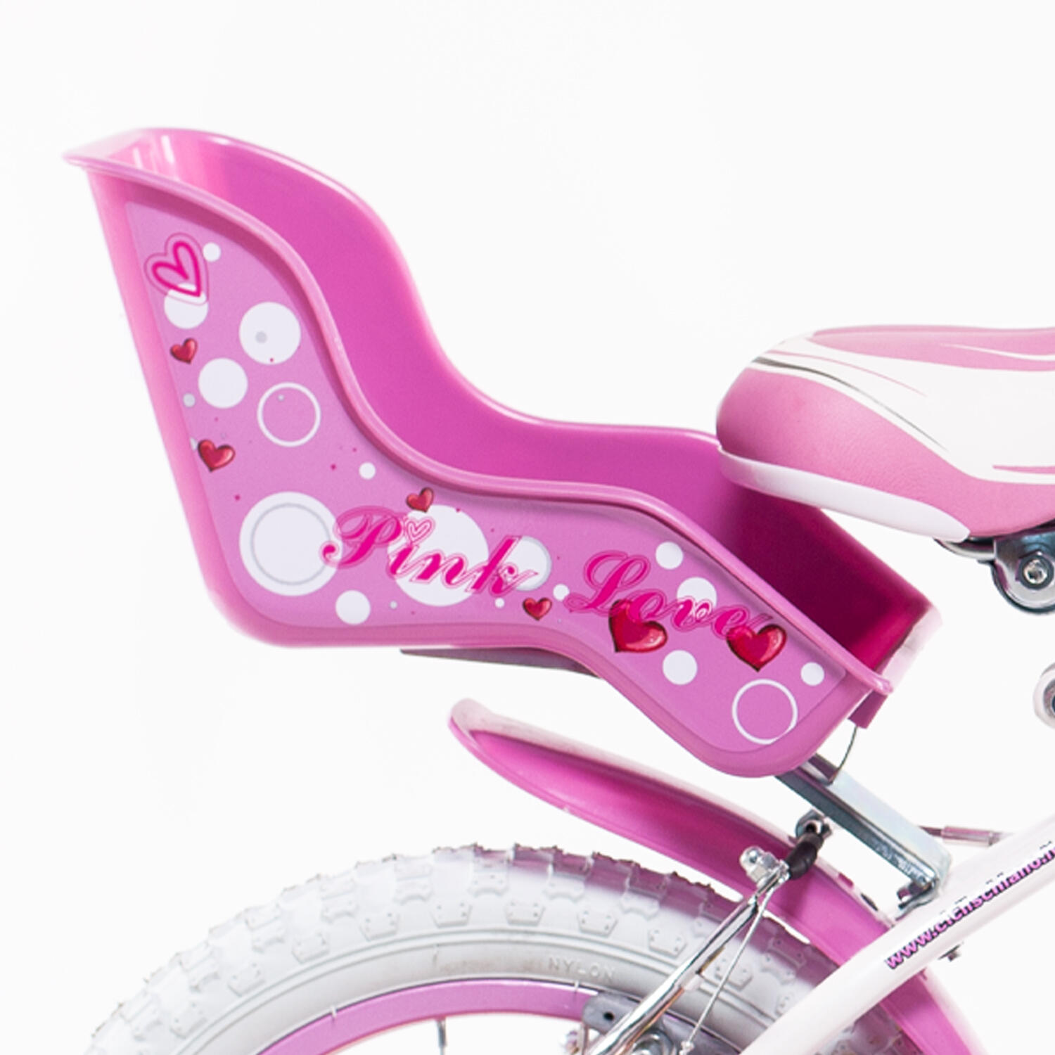 Vélo fille SCH Pink Love 14'' avec accessoires 4/5