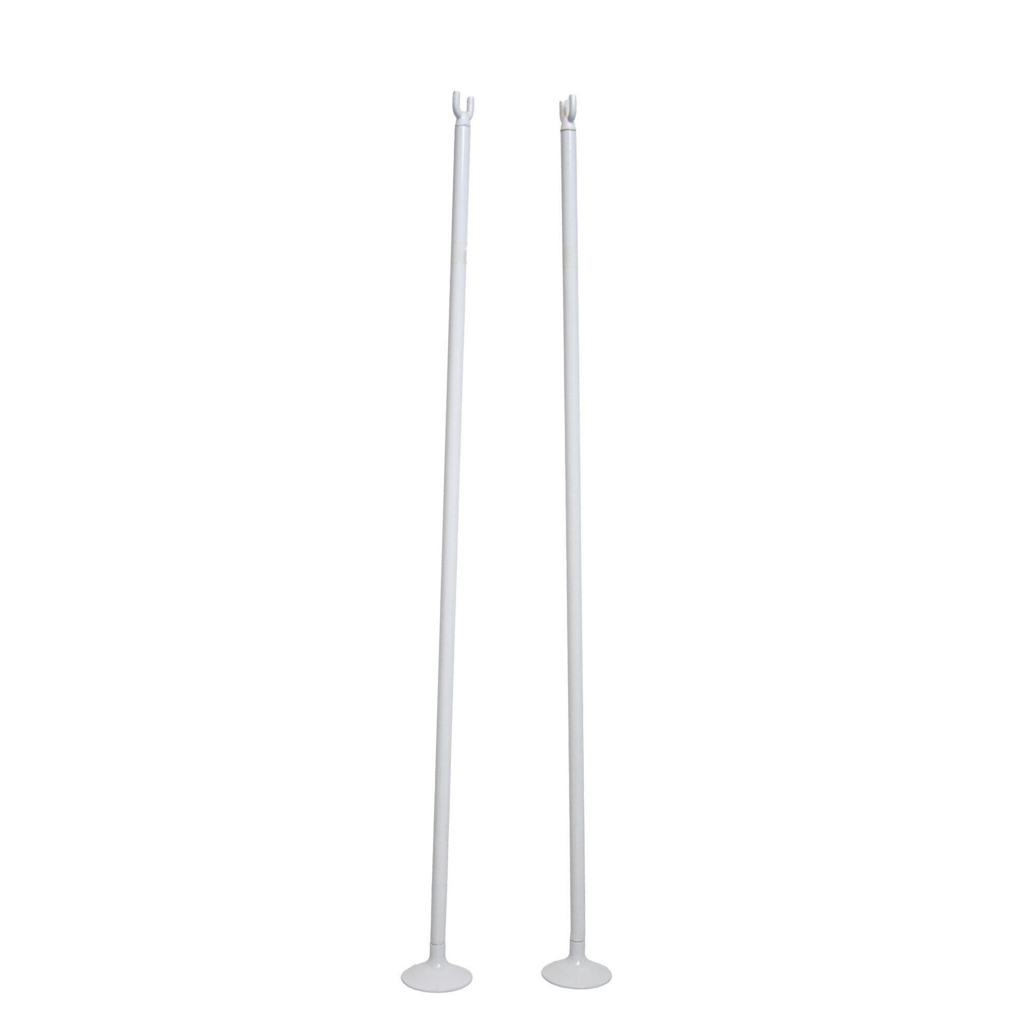 CARRINGTON Pár sloupků pro tenisové dvouhry - bílý hliník