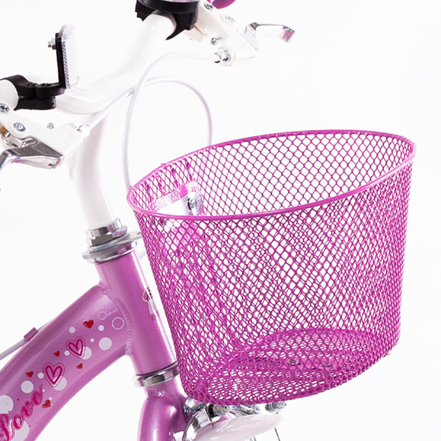 SCH Pink Love 12“ Mädchenfahrrad mit Zubehör 2/5