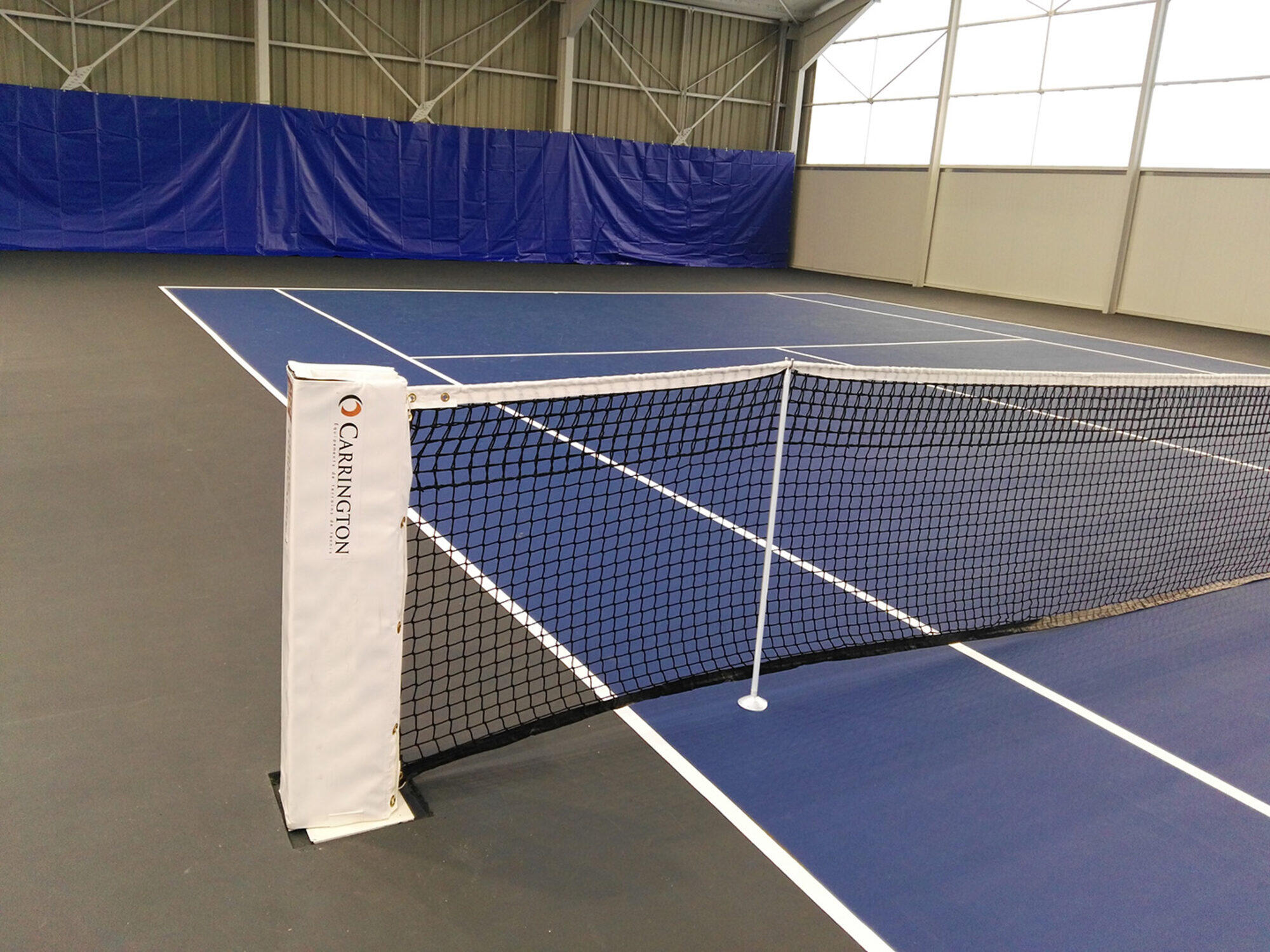 Paar Tennisstange - Weißaluminium 5/5