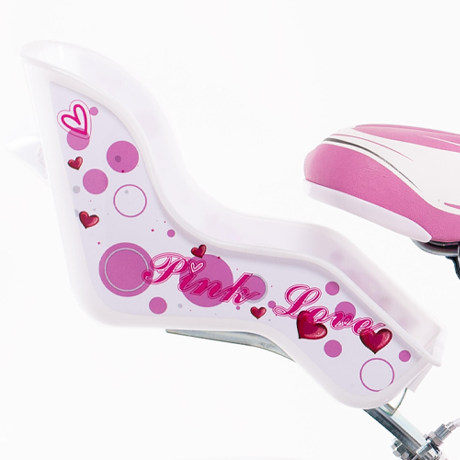 SCH Pink Love 12“ Mädchenfahrrad mit Zubehör 5/5