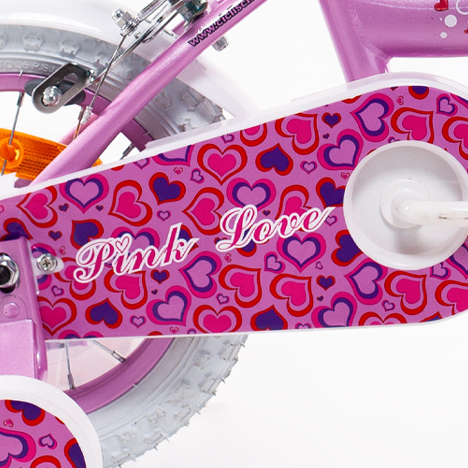 SCH Pink Love 12“ Mädchenfahrrad mit Zubehör 4/5