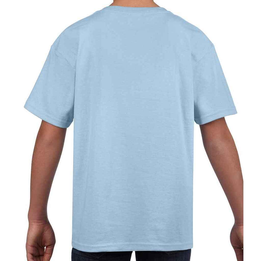 Maglietta Bambini Gildan Softstyle Azzurro 2/2