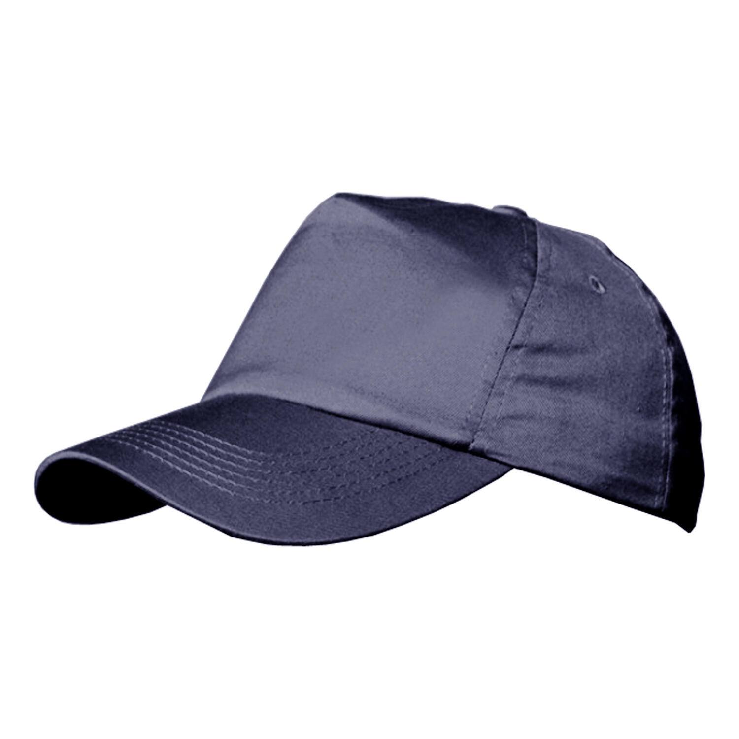 Unisex Plain Baseball Cap (Navy Blue) 2/3