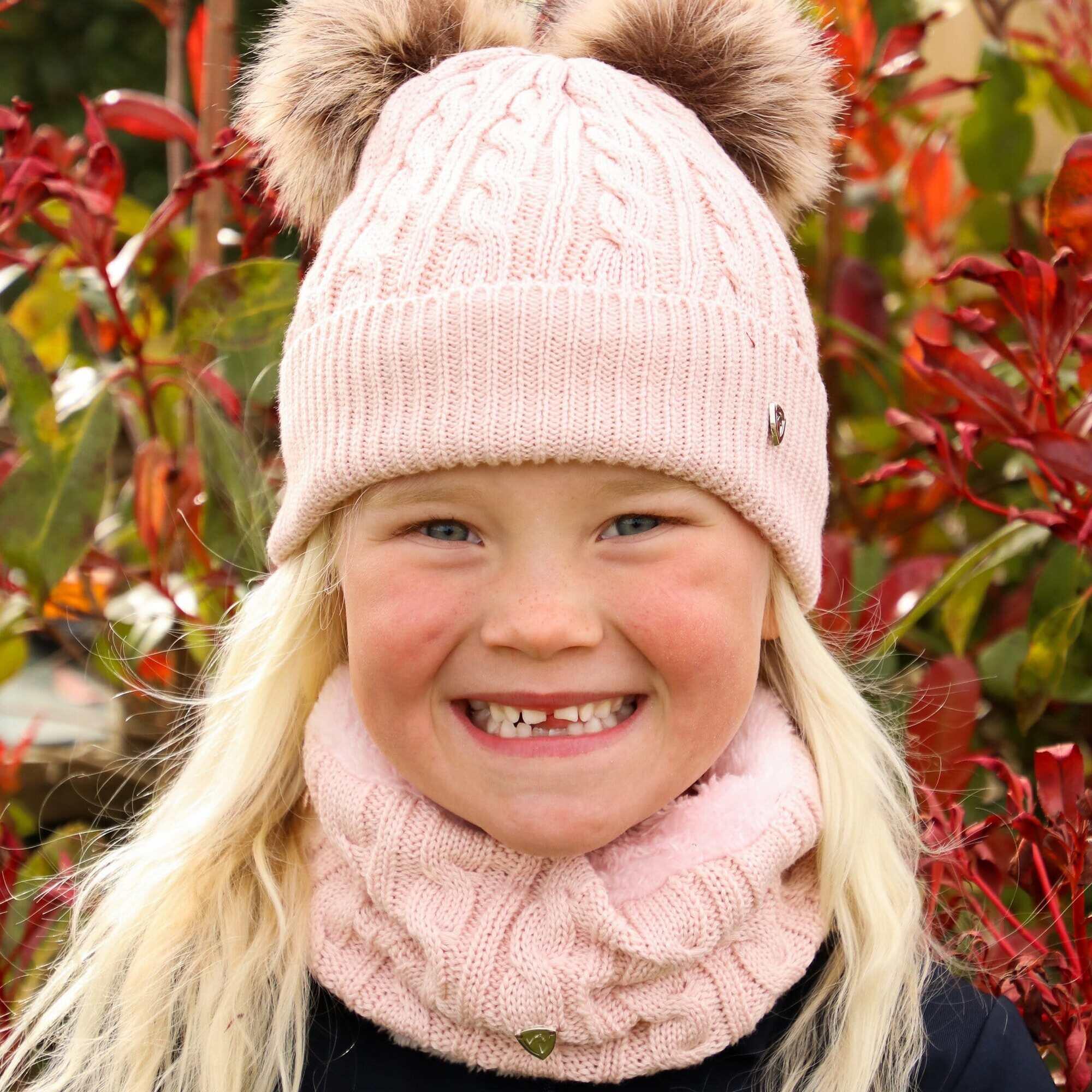 Snood Enfant (Rose Clair) 2/2