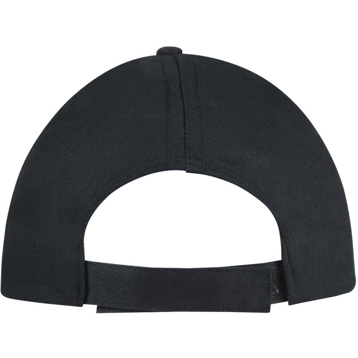 Unisex Buzz 5 Panel Baseball Cap (Black) 2/5