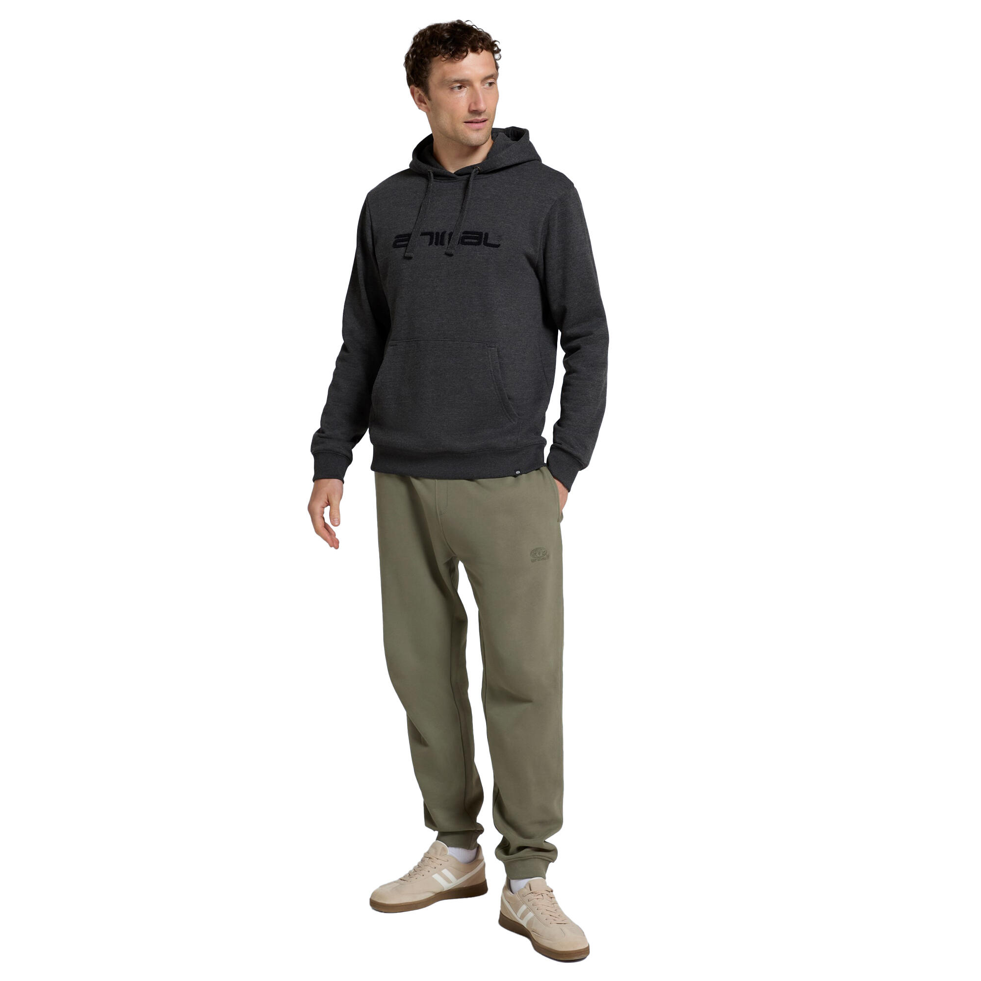 Mens Driver Jogging Bottoms (Khaki Green) 4/4