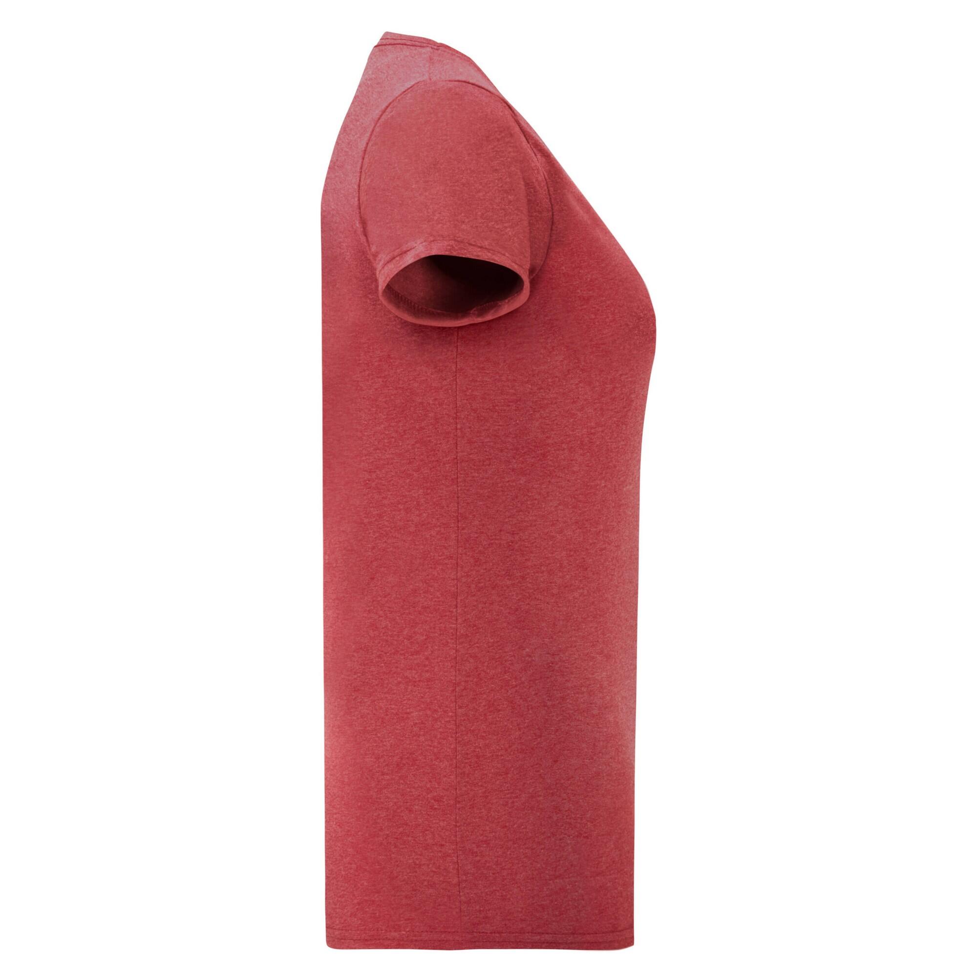 Tshirt ICONIC Femme (Rouge Chiné) 3/3
