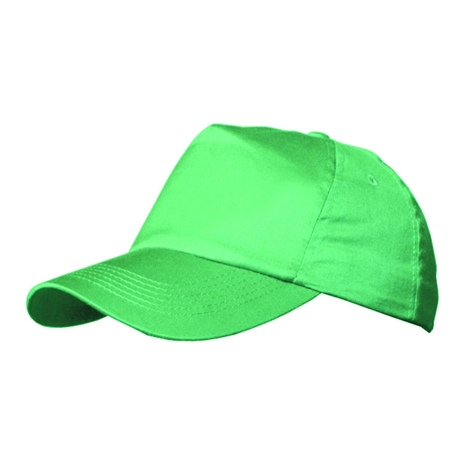 Baseball Kappe einfärbig Damen und Herren Grün 2/3