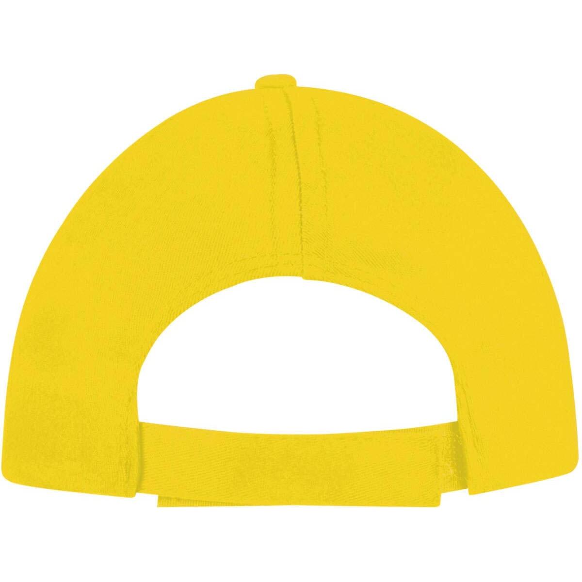 Unisex Buzz 5 Panel Baseball Cap (Gold) 2/5