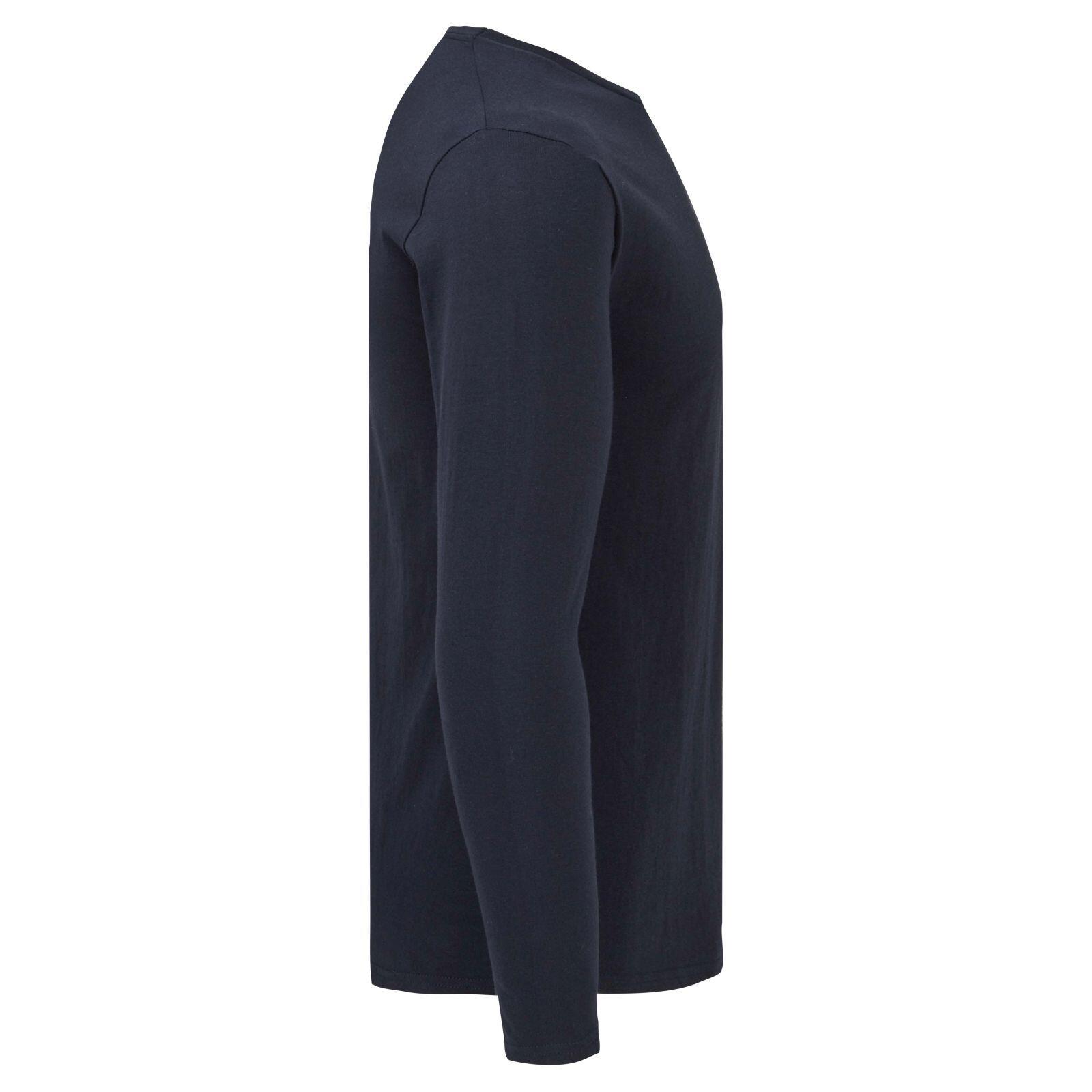 Mens Iconic 150 LongSleeved TShirt (Deep Navy) 3/4