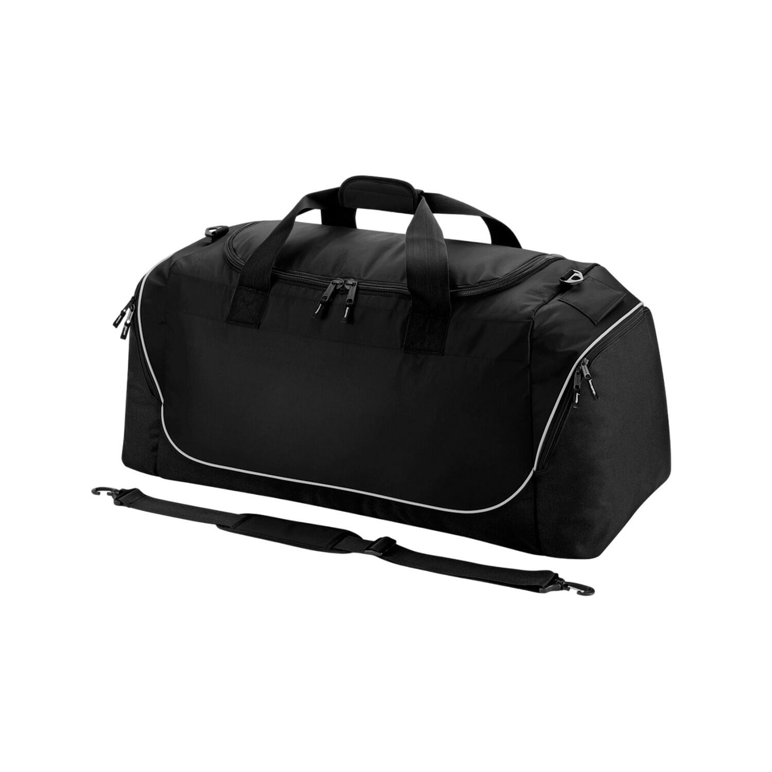 QUADRA Teamwear Jumbo Kit Bag (Black/Light Grey)
