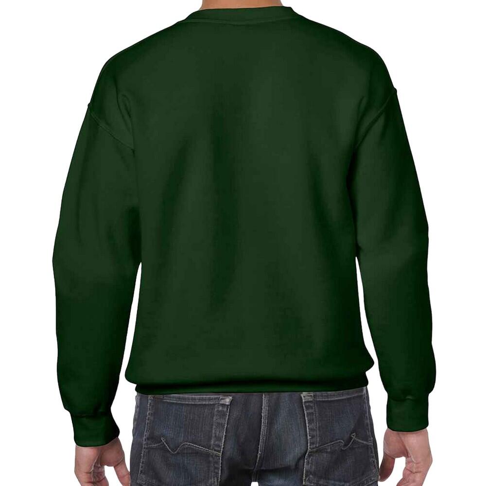 Felpa Uomo Gildan Heavy Blend Verde Foresta 2/3